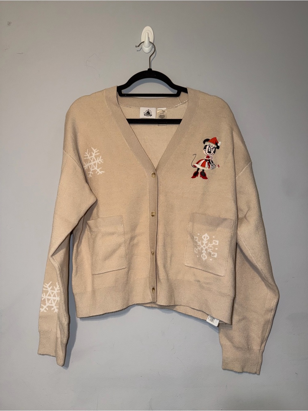 NWT Disney Parks 2023 Mickey Mouse Holiday cardigan size M